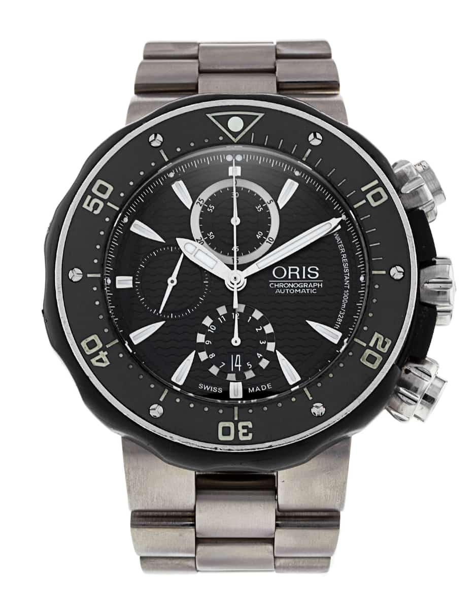 Pre Owned Oris ProDiver Chronograph 674 7630 71 54 Watch